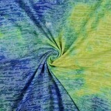 Jersey Krawatte und FarbStoff Wena Blau-Grün Jersey Krawatte und FarbStoff Wena Blau-Grün