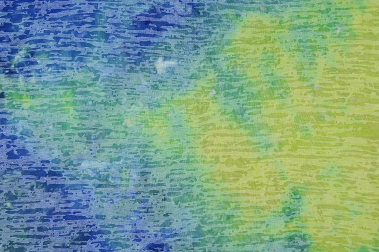 Jersey Wena Tie and Dye Blue-green