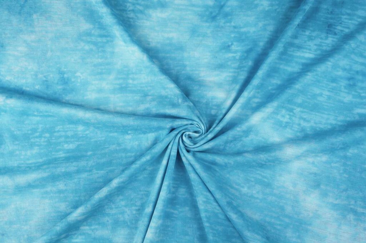 Jersey Krawatte und FarbStoff Winnie Aqua