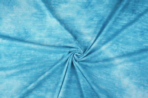 Jersey Winnie Tie and Dye Aqua