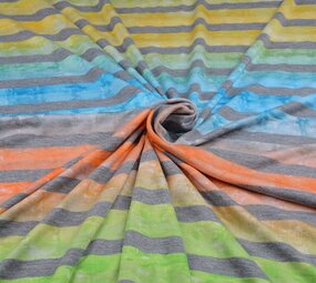 Jersey Viscose Grand Rayure Multicolore 4 Jersey Viscose Grand Rayure Multicolore 4