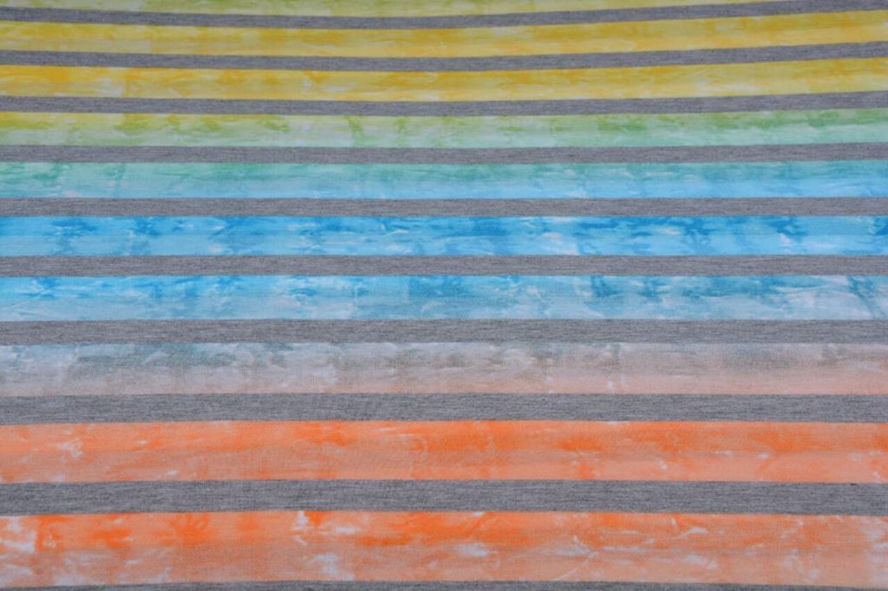 Jersey Viscose Big Stripe Multicolor 4 Jersey Viscose Big Stripe Multicolor 4