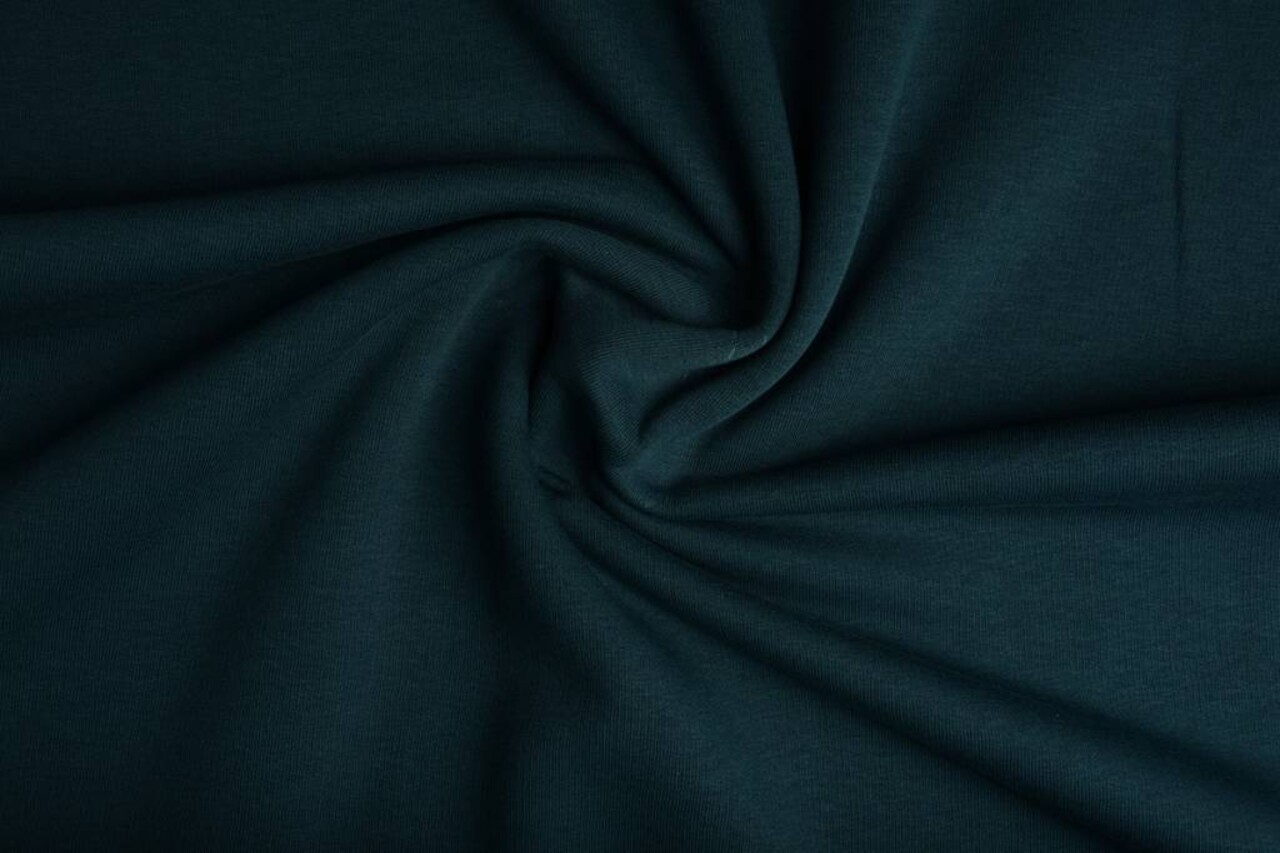 Oeko-Tex®  SweatStoff Dunkel Petrol Oeko-Tex®  SweatStoff Dunkel Petrol