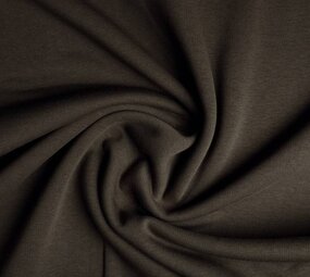 Oeko-Tex®  SweatStoff Dunkel taupe Oeko-Tex®  SweatStoff Dunkel taupe
