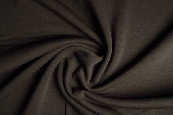 Oeko-Tex®  SweatStoff Dunkel taupe Oeko-Tex®  SweatStoff Dunkel taupe