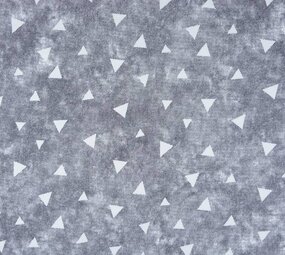 Tejido de Sudadera de Polar Alpino Triángulo con Sombra Gris Tejido de Sudadera de Polar Alpino Triángulo con Sombra Gris