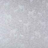 Felpa Alpenfleece Zebra Glitter Argento Felpa Alpenfleece Zebra Glitter Argento