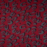 Tejido de Sudadera Estampado Burdeos Tejido de Sudadera Estampado Burdeos