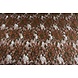 Dentelle Fleurs Marron - Vert Militaire Dentelle Fleurs Marron - Vert Militaire