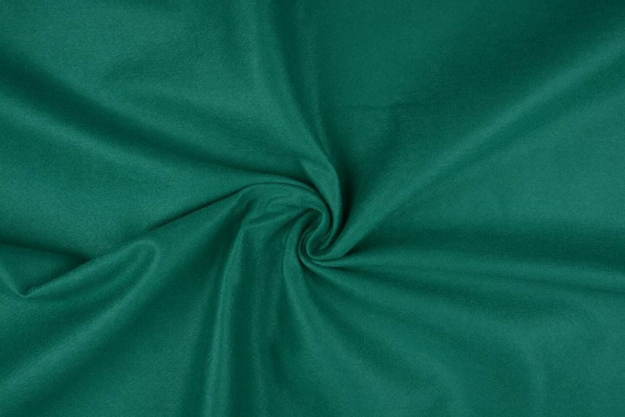 Koreaans Vilt 1 mm Zeegroen