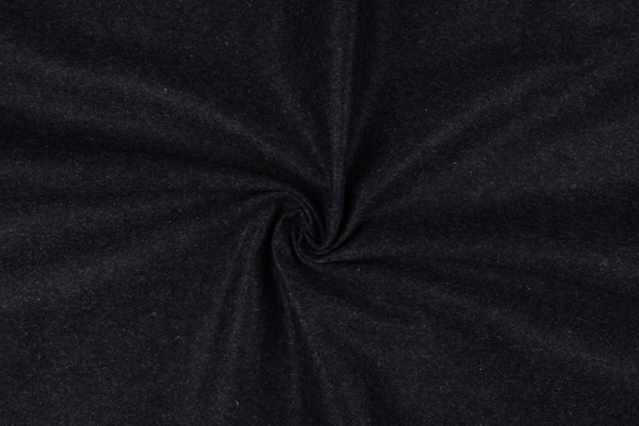 Fieltro Coreano 1 Mm Gris Oscuro Jaspeado