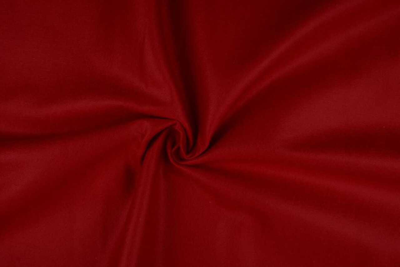 Koreaans Vilt 1 mm Donker Rood Koreaans Vilt 1 mm Donker Rood