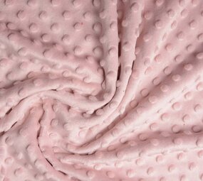 Minky Fleece Poeder roze Minky Fleece Poeder roze