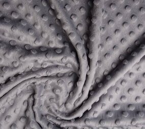 Minky Fleece Grey Minky Fleece Grey