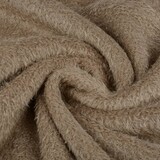 Maus-Haar Fleece Dunkel zand