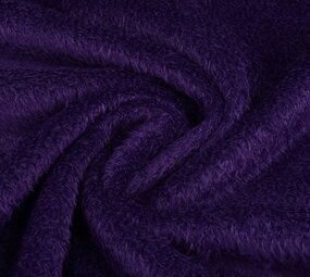 Maus-Haar Fleece Dunkel Lila