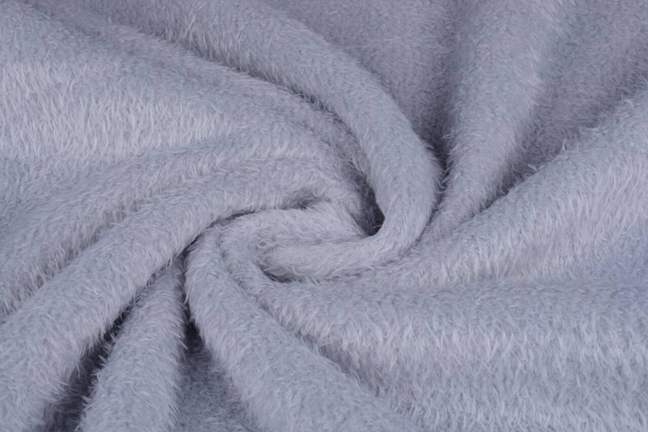 Maus-Haar Fleece Silber