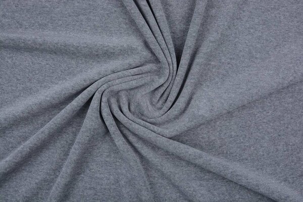 Nicky Velours Licht grijs Melange