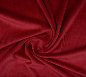 Nicky Velours Dunkel Rot