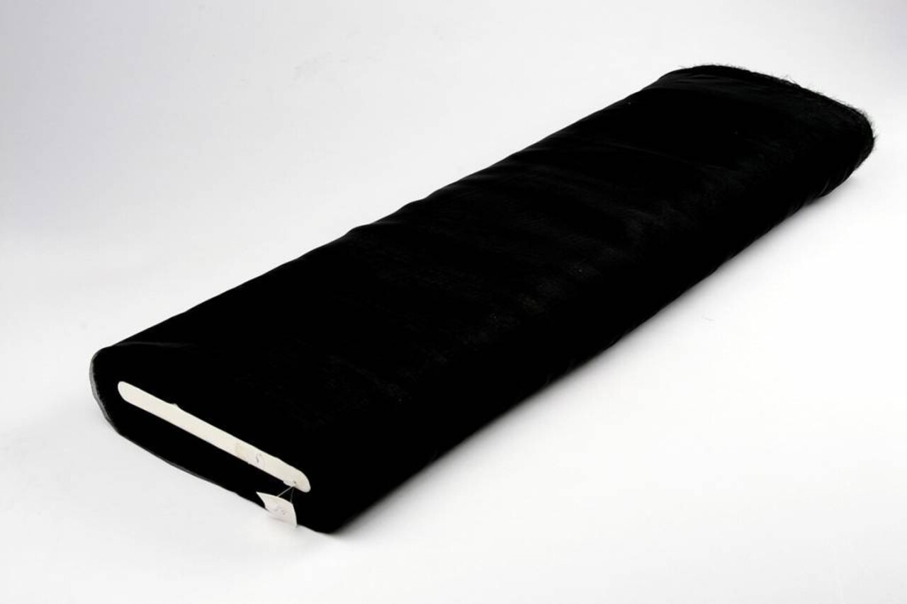 Organza Stoff Schwarz