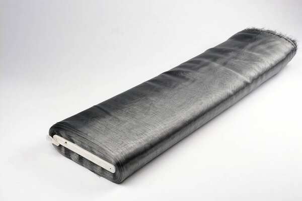 Organza Stoff Two-Tone Grau-Schwarz Organza Stoff Two-Tone Grau-Schwarz