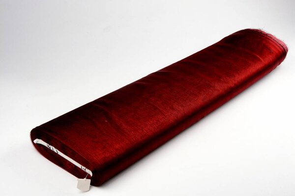 Organza Two-Tone Bordeaux-black Organza Two-Tone Bordeaux-black