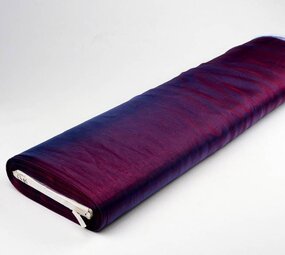 Organza Stoff Two-Tone Rot-Blau Organza Stoff Two-Tone Rot-Blau