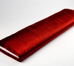 Organza Two-Tonalità Rosso-Nero Organza Two-Tonalità Rosso-Nero