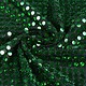 Sequins on Lurex Dark Green