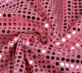 Pailletten, Flitter auf Lurex Altrosa