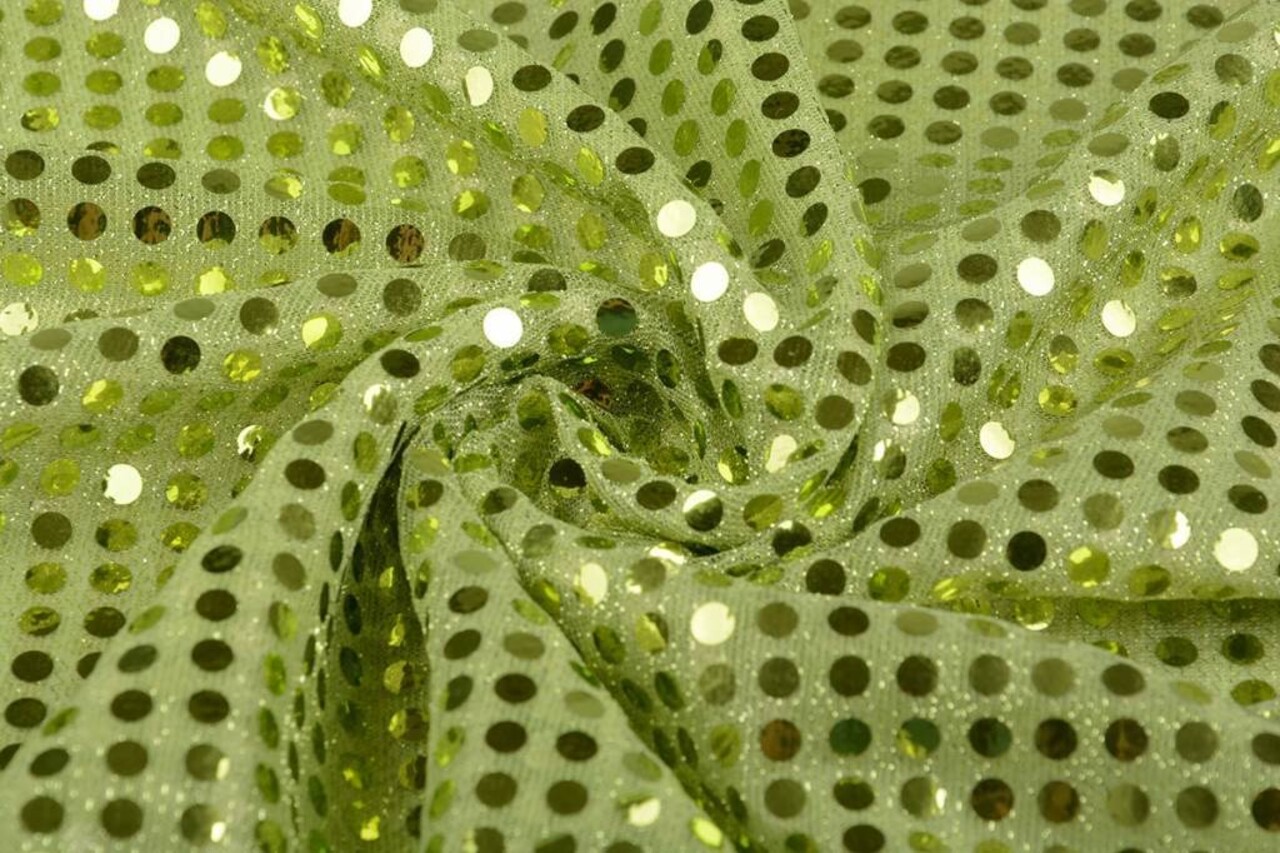 Paillettes su Lurex Lime Paillettes su Lurex Lime