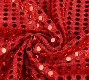 Paillettes su Lurex Rosso Paillettes su Lurex Rosso