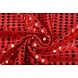 Paillettes sur Lurex Rouge