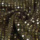 Sequins on Lurex Black-gold