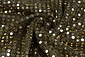 Pailletten, Flitter auf Lurex Schwarz-gold Pailletten, Flitter auf Lurex Schwarz-gold