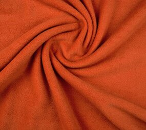 Polar Fleece Dunkel Orange