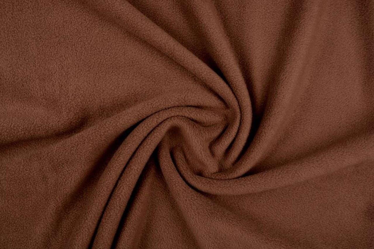 Polar Fleece Mokka Braun