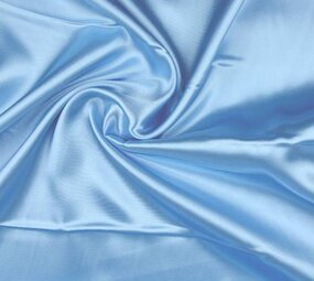 Poly Satijn Baby blauw