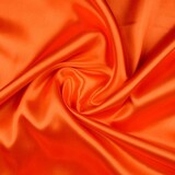 Poliéster Satén Cálido Naranja