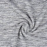 Shifra Boucle Creme Schwarz met Glitzer