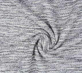 Shifra Boucle Creme Schwarz met Glitzer