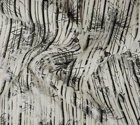 Stripe Fur Foil Beige Stripe Fur Foil Beige