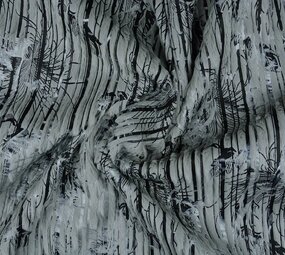 Stripe Fur Foil Grey Stripe Fur Foil Grey