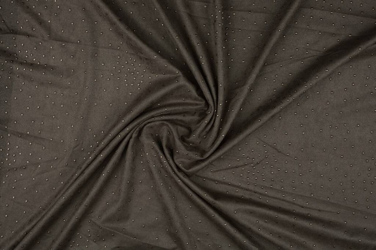 Suede gold drop Taupe Suede gold drop Taupe