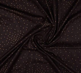 Suede gold drop Bruin