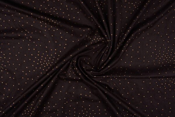 Suede gold drop Braun