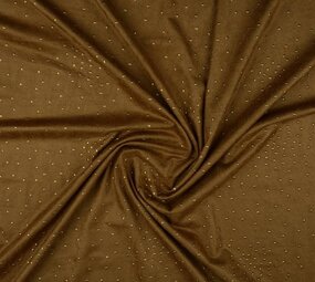 Suede gold drop Mokka bruin