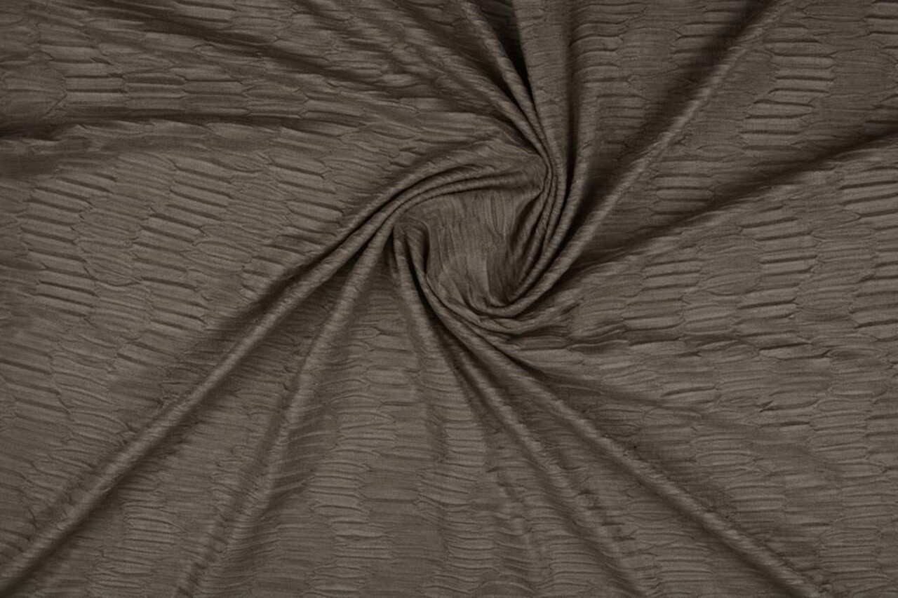 Suede plissÃƒ© Taupe