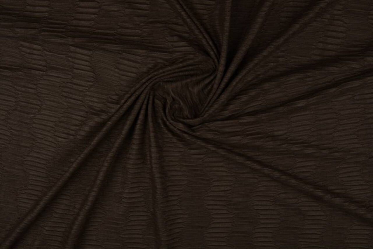 Suede plissÃƒ© Dunkel Braun