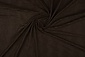 Suede plissé Dark brown